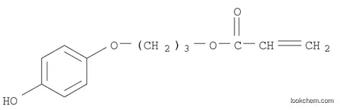 Molecular Structure of 1092853-38-7 (Acrylic acid 3-(4-hydroxy-phenoxy)propyl ester)